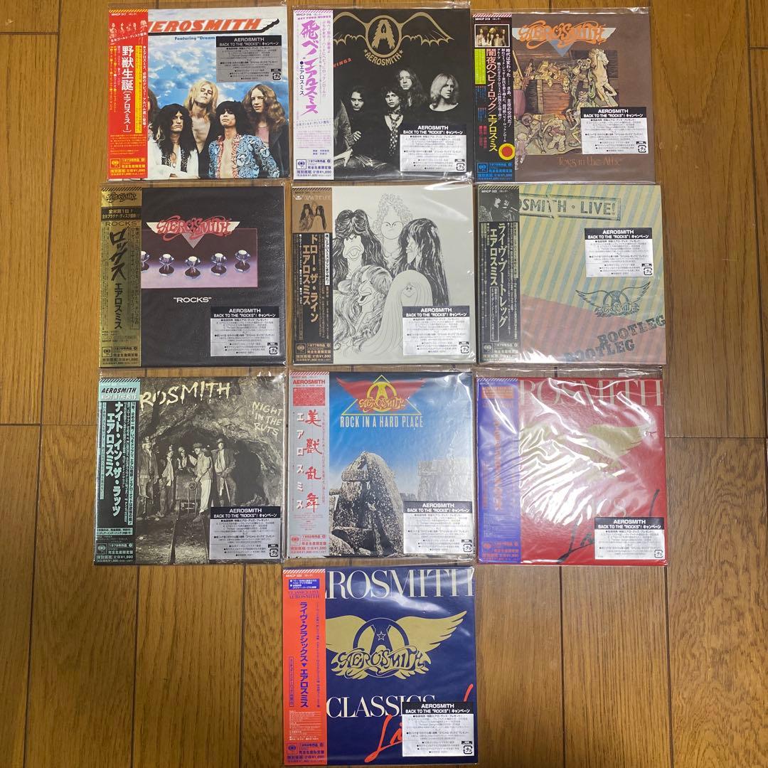 AEROSMITH 紙ジャケ10セット エアロスミス 93年リマスター盤 AEROSMITH紙ジャケ復刻シリーズ第2弾！ 9月24日に4タイトル発売 | NEWS