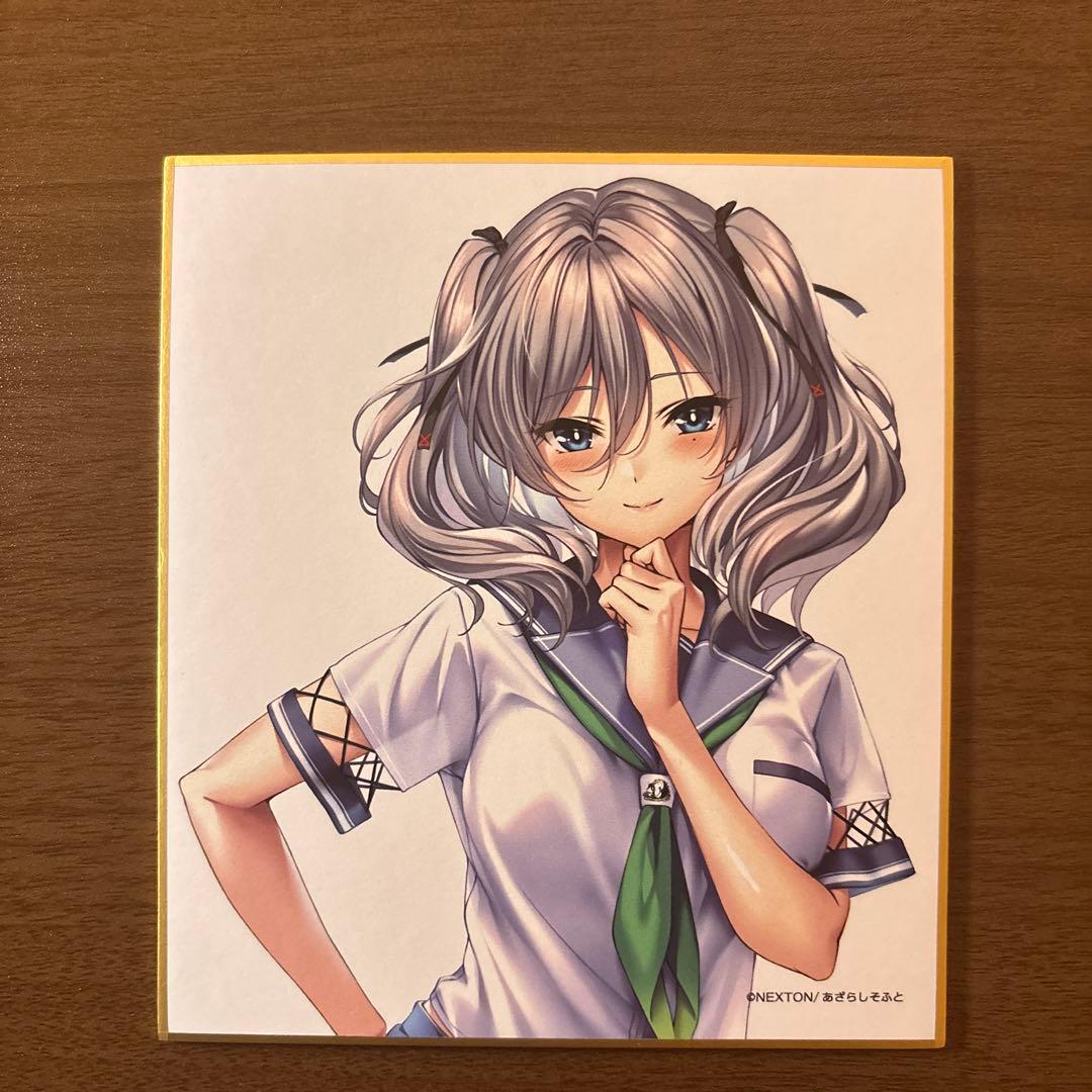 アマカノ2＋コラボカフェ限定 ミニ色紙 地獄谷咲來 - メルカリ