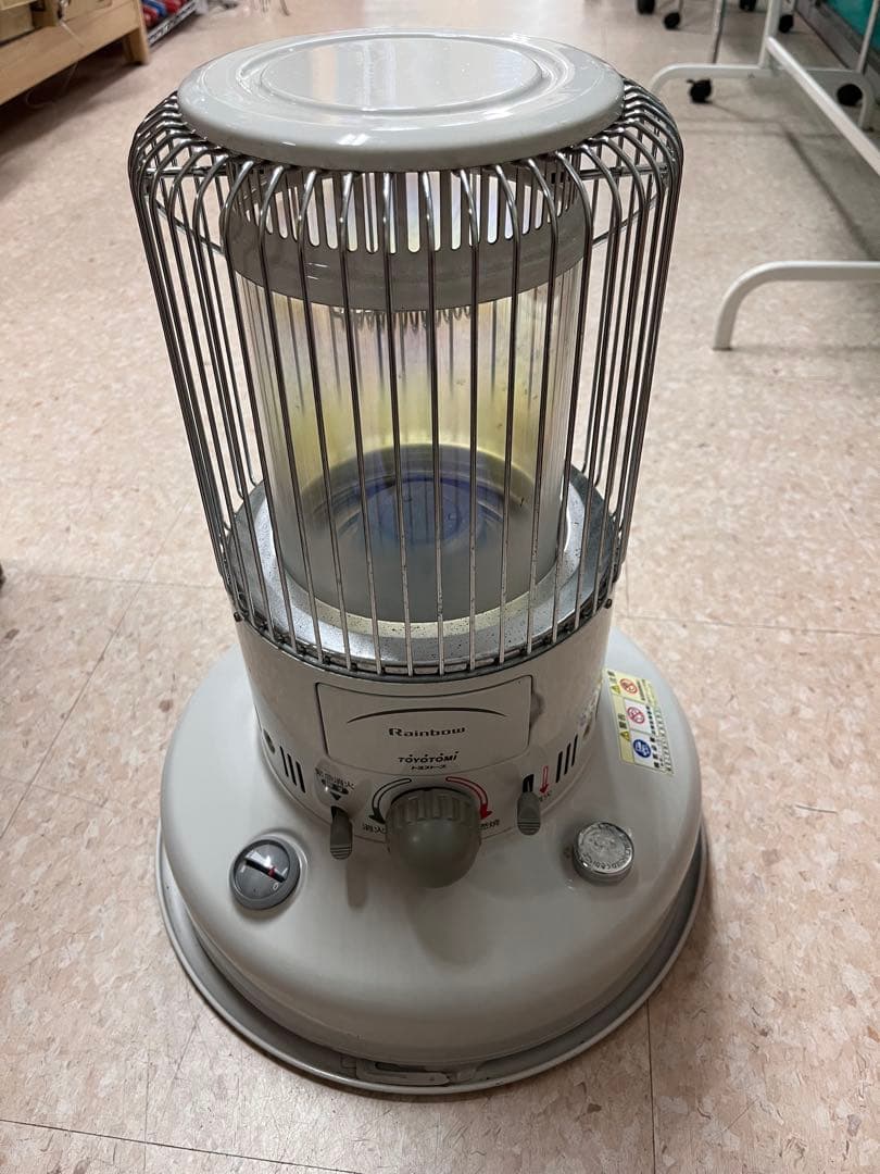 [稼働確認済み]TOYOTOMI レインボー 石油ストーブ RB-25F TOYOTOMI（トヨトミ） レインボーストーブ RB-25F ウォームシルバー