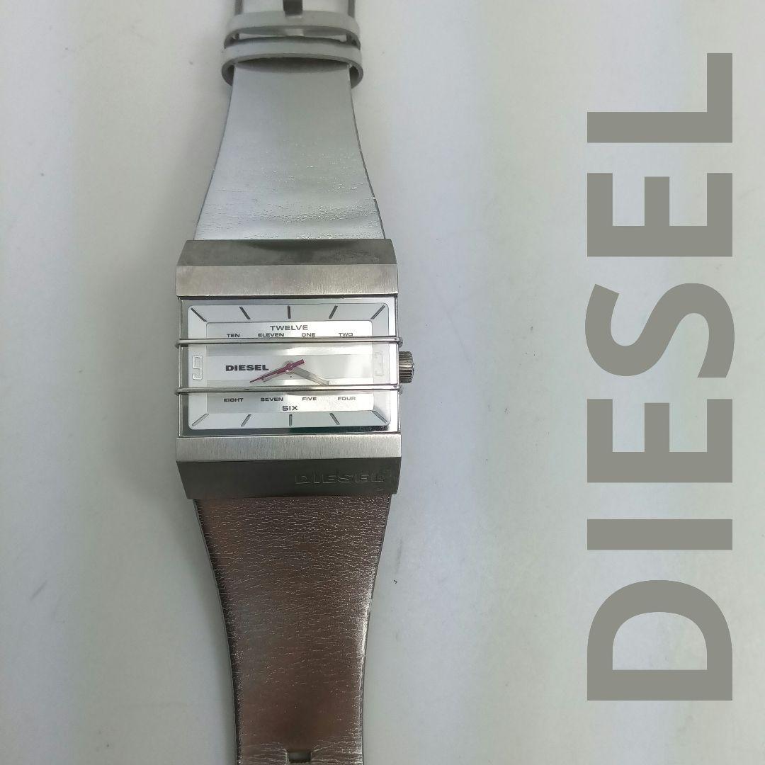 DIESELディーゼルDZ-5125腕時計シルバー - メルカリ