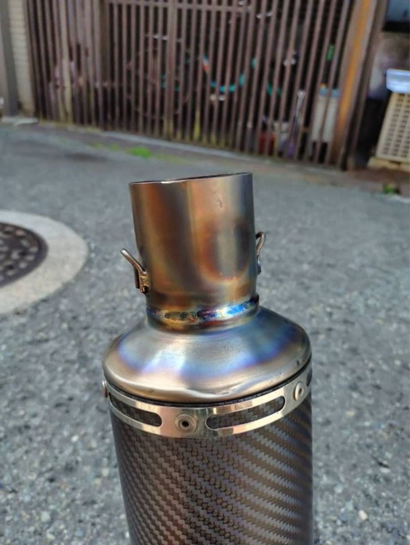 BLUE LIGHTNING RACING スリップオンマフラー 60.5cm