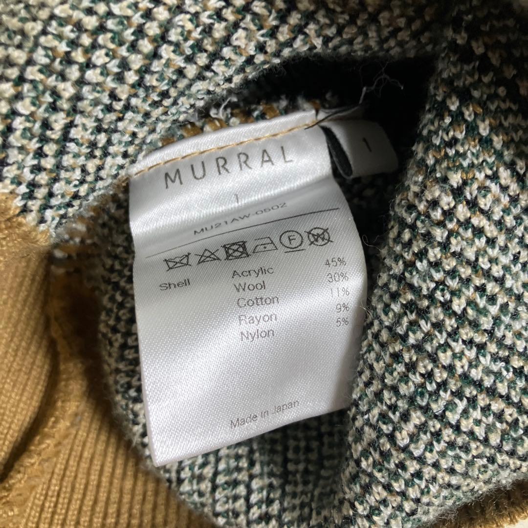MURRAL ベージュ 長袖カーディガン 花柄 - メルカリ