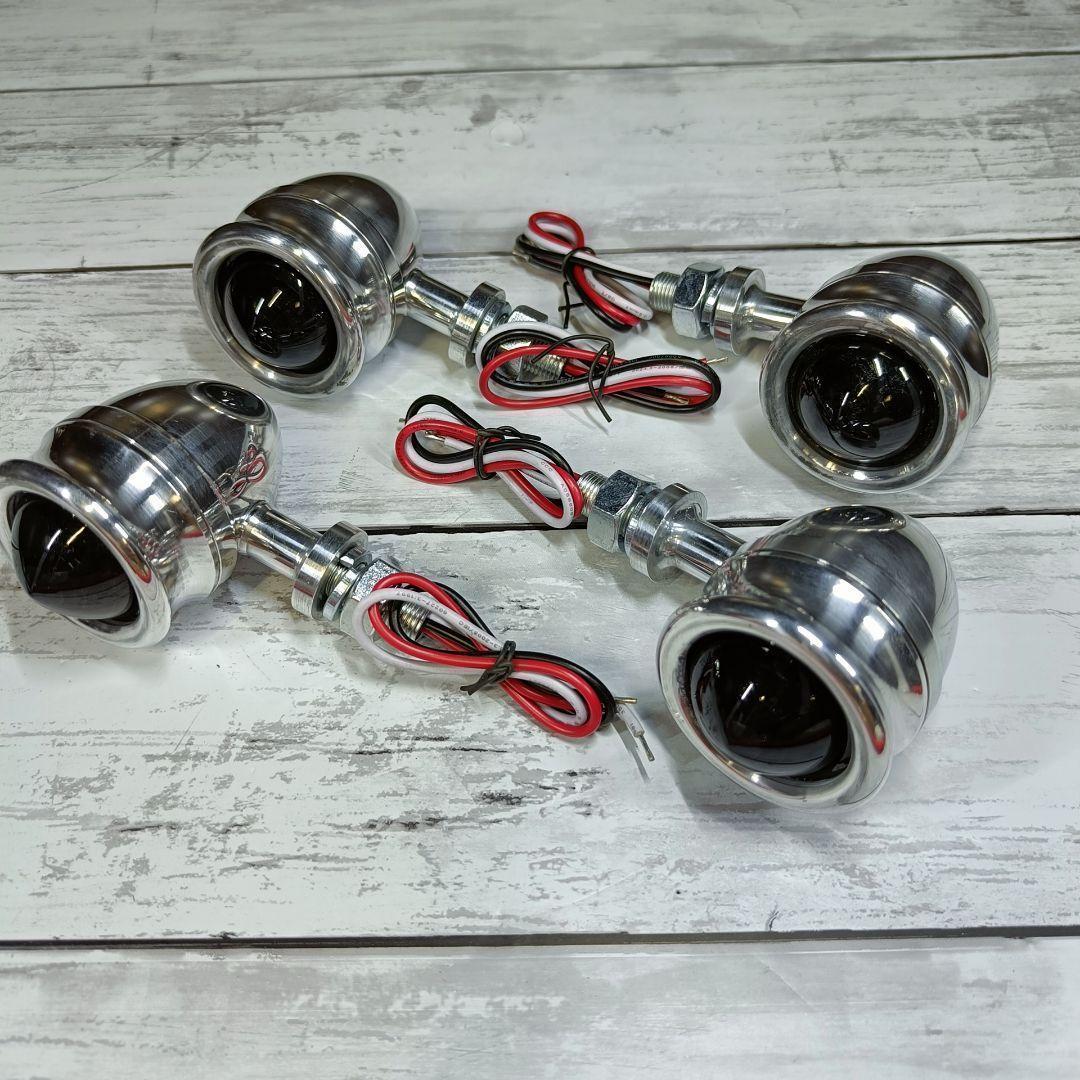 アルミ製ビンテージウインカー クラシック ビンテージ レトロ 管022435