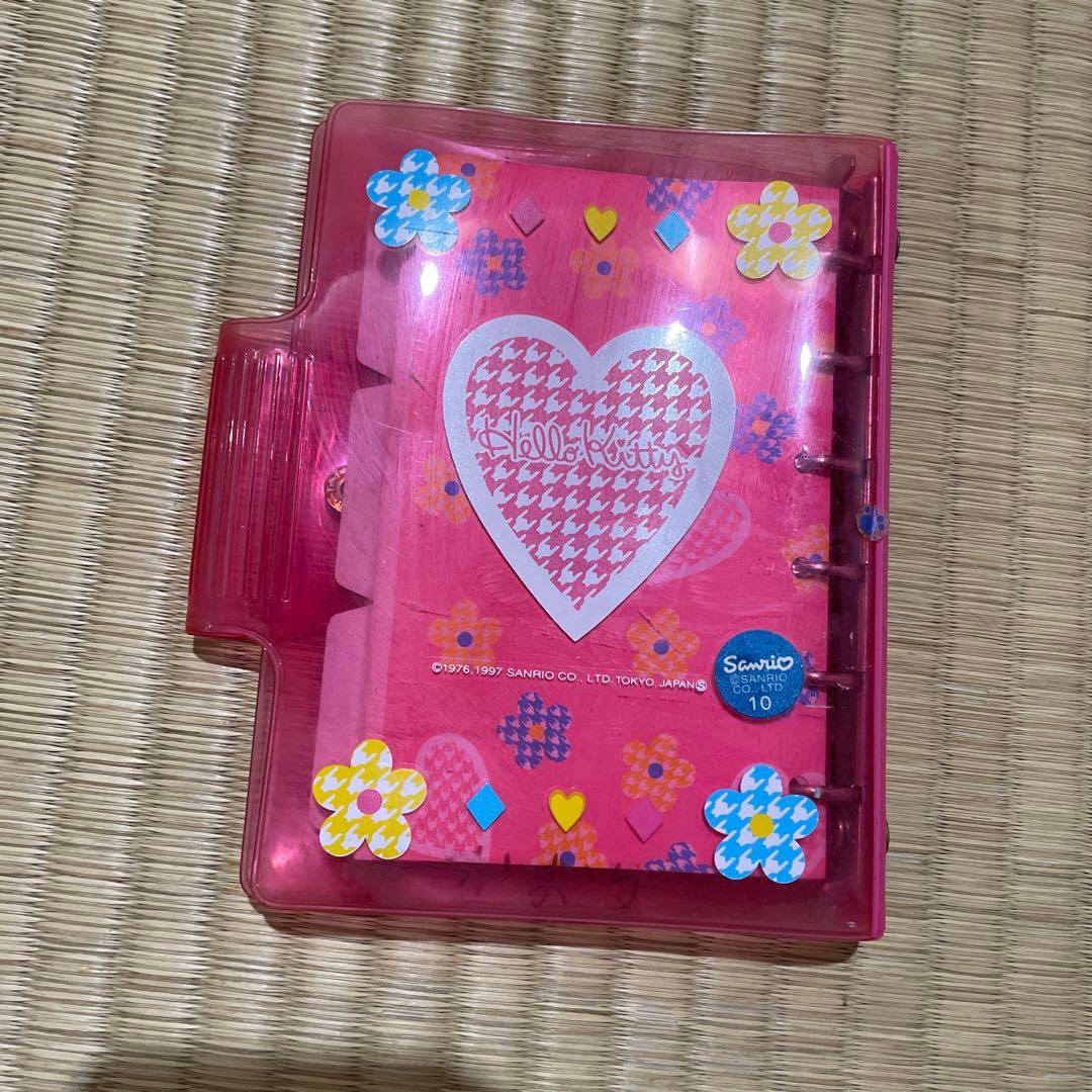 キティ希少 平成レトロ バインダー 手帳 シール帳 ハローキティ キティ