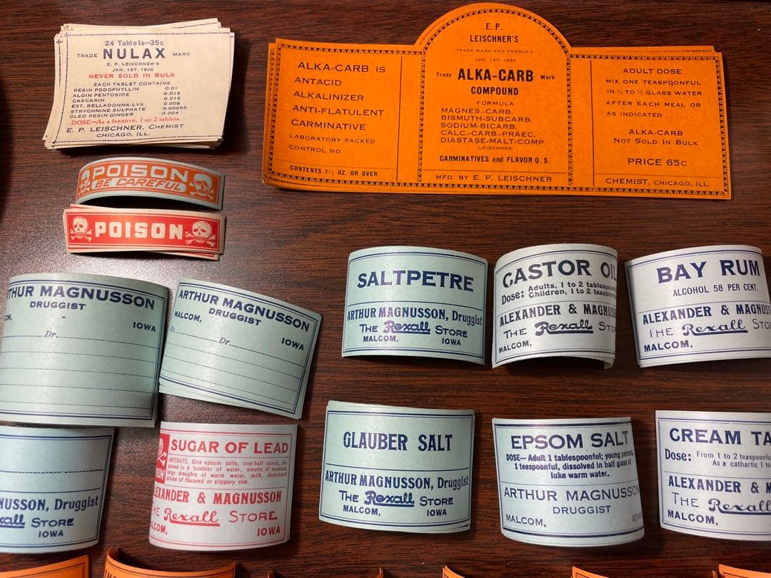 海外 ファーマシーラベル 50種各1枚 50枚 - メルカリ