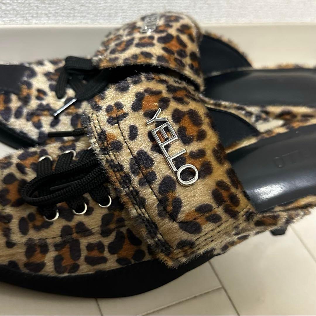 YELLO スニーカーヒール SNEAKER MULES ミュール レオパード - メルカリ
