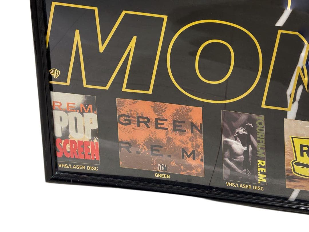 額付き R.E.M. 1995年 MONSTER モンスター ポスター - メルカリ