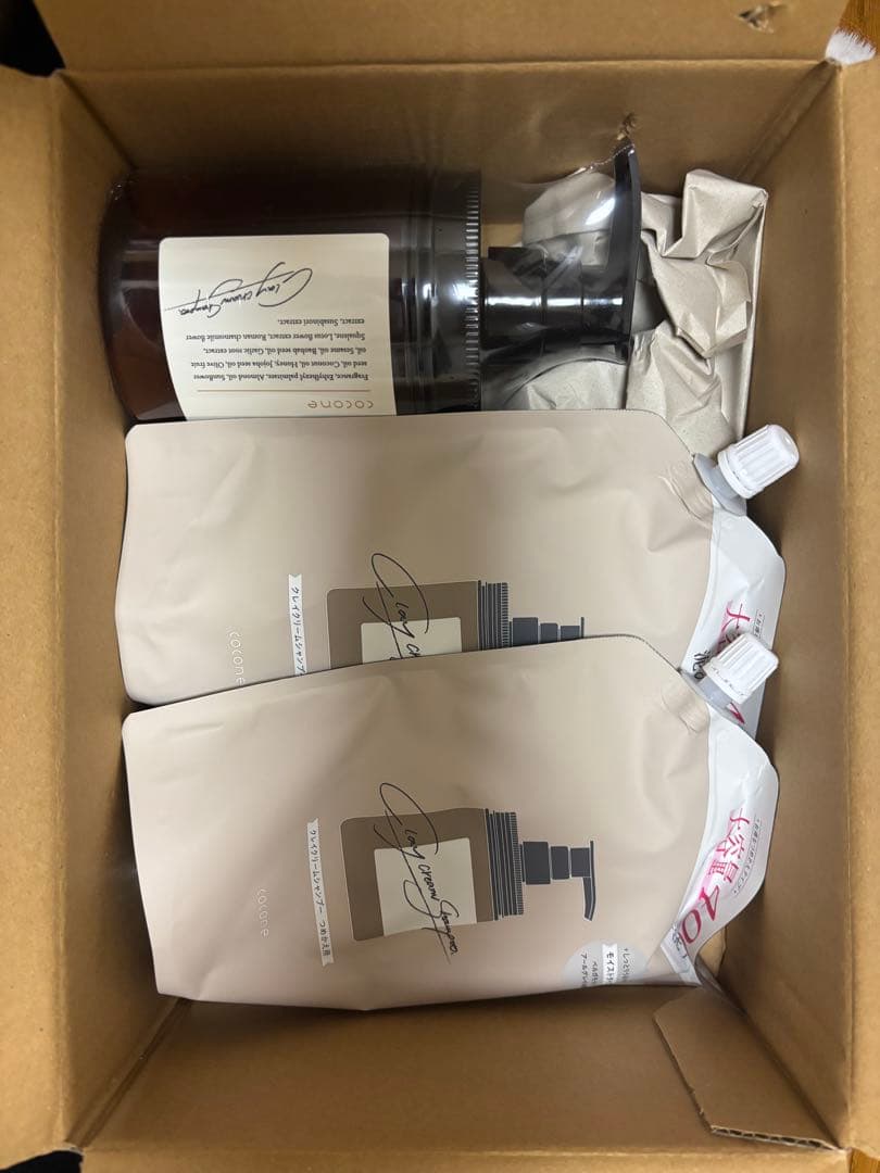 ☆新品未開封☆ coconei シャンプー 新品・未開封】coconeクリームシャンプー380g + 詰替400g×2pc cocone