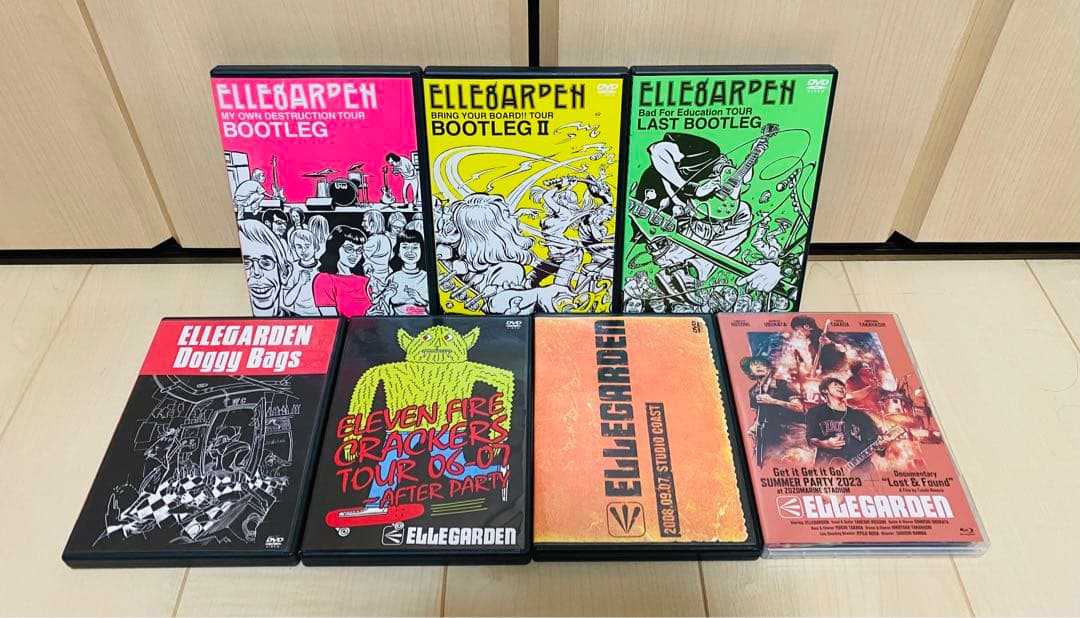 ELLEGARDEN エルレガーデン DVD Blu-ray 全7枚セット
