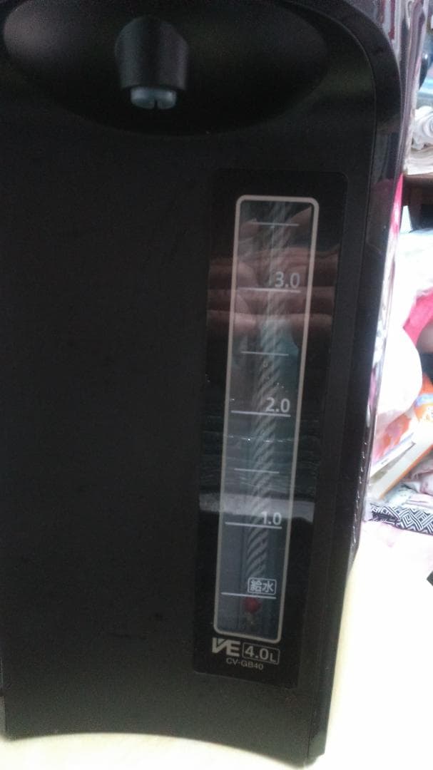 象印 　CV-GB　電気ポット 魔法瓶　3.0L 黒 5回位使用　茶系モノトーン