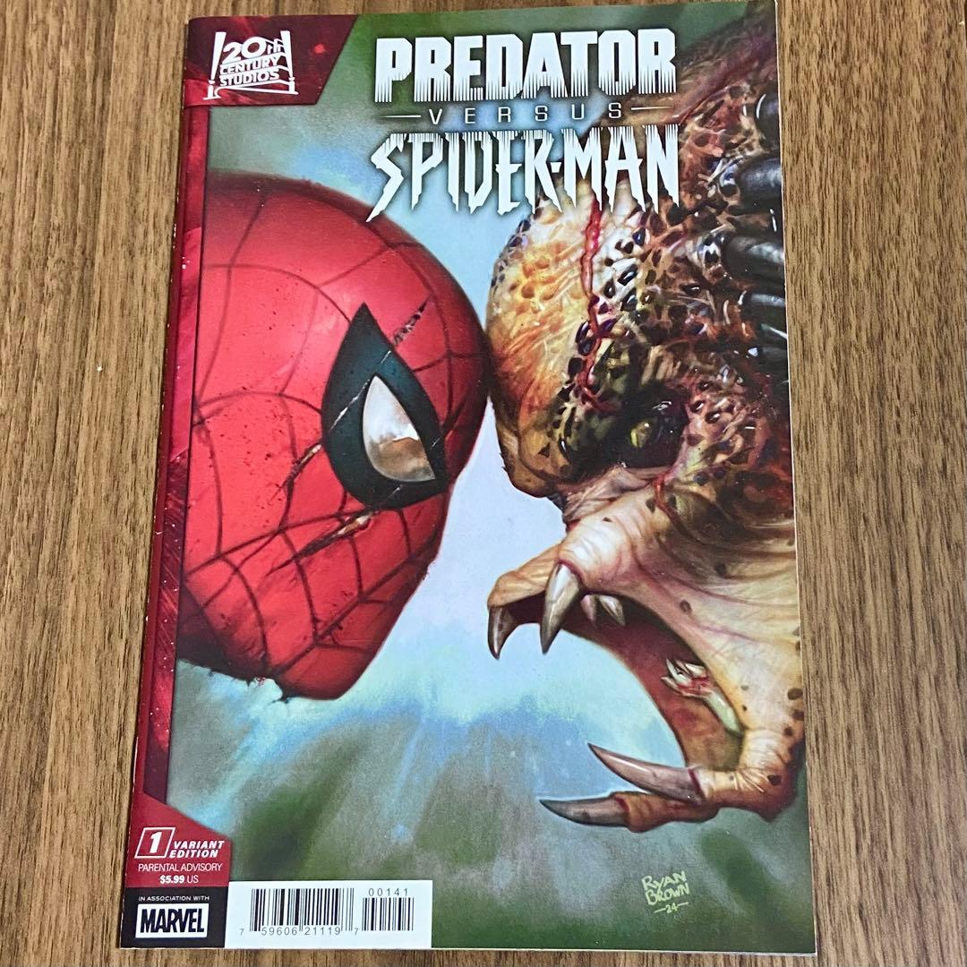 プレデターvs.スパイダーマン #1 英語版 アメコミリーフ - メルカリ