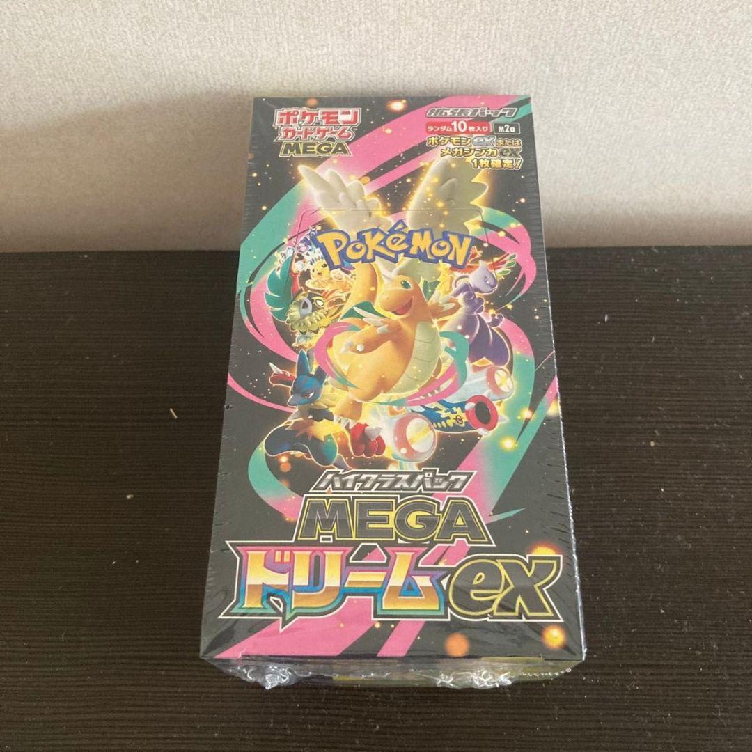 新品シュリンク付 ポケモンカードゲーム MEGA ドリームex 1BOX - メルカリ