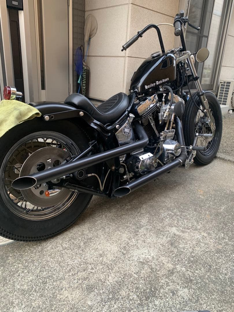 ハーレー ソフテイル エボ ツインカム ショットガンマフラー - メルカリ