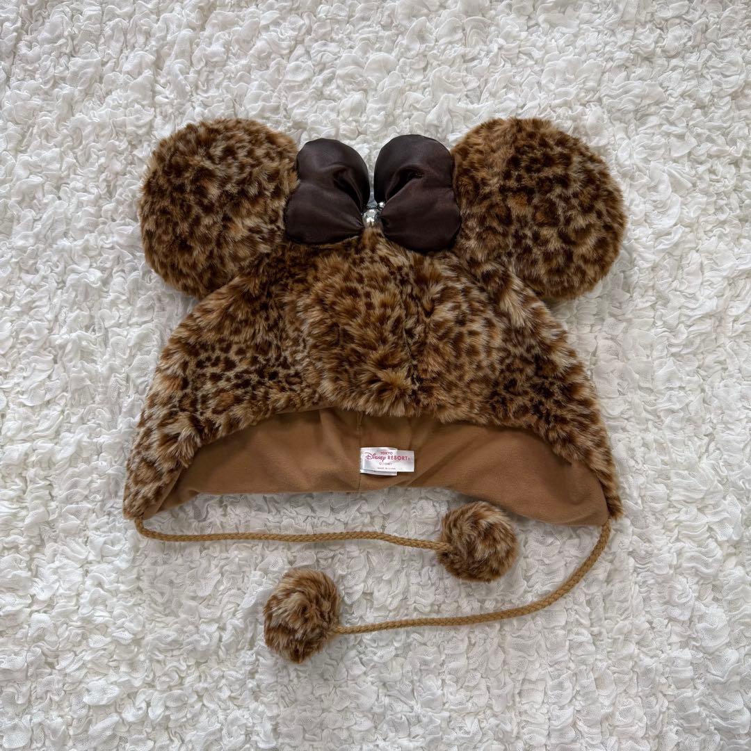 東京ディズニーリゾート ヒョウ柄耳付き帽子 - メルカリ