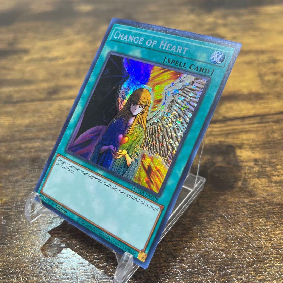 極美品‼️遊戯王【英語版】心変わり 1st ファラオズシークレットレア