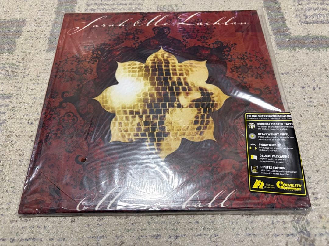 アナプロ Sarah McLachlan Mirrorball 45回転 3LP Sarah McLachlan - Mirrorball [3-lp, 45 RPM] Analogue Productions