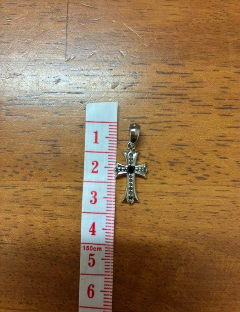 pt950 0.23ctプラチナ　クロス ペンダントトップ　約5g(4.92g)