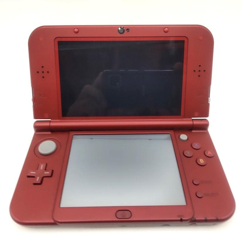 New ニンテンドー3DS LL メタリックレッド 下IPS液晶 本体 箱付き
