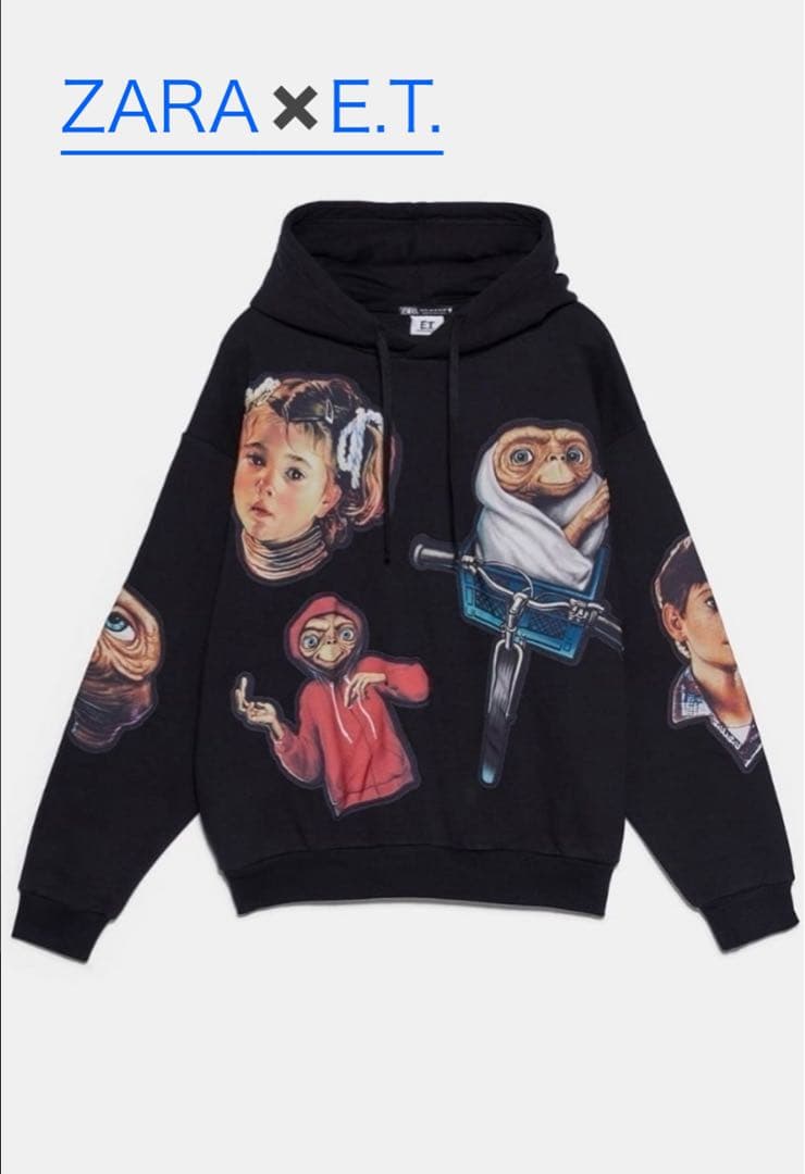 ZARA×E.Tコラボ フーディ パーカー - メルカリ