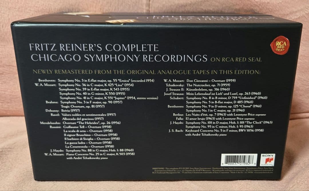 最終値 廃盤 フリッツ・ライナー/シカゴ交響楽団RCA録音全集 - メルカリ