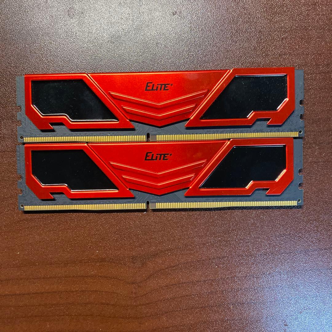 メモリー TEAMGROUP ELITE DDR4 16GB 3200MHz TEAMGROUP Elite DDR4 16GB Single (1 x 16GB) 3200MHz (PC4-25600