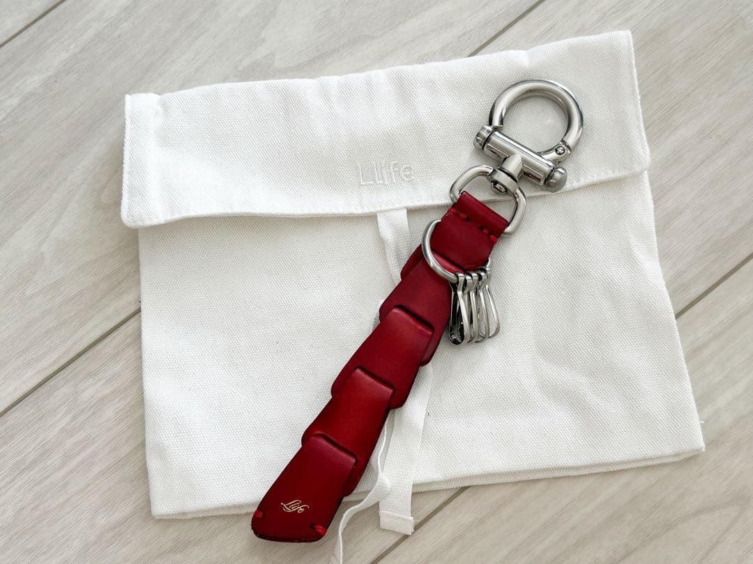 Llife LEATHER KEY CHAIN SIENNA - メルカリ