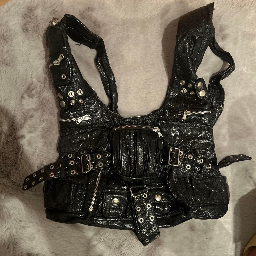 NO/FAITH STUDIOS ラムレザーバッグ