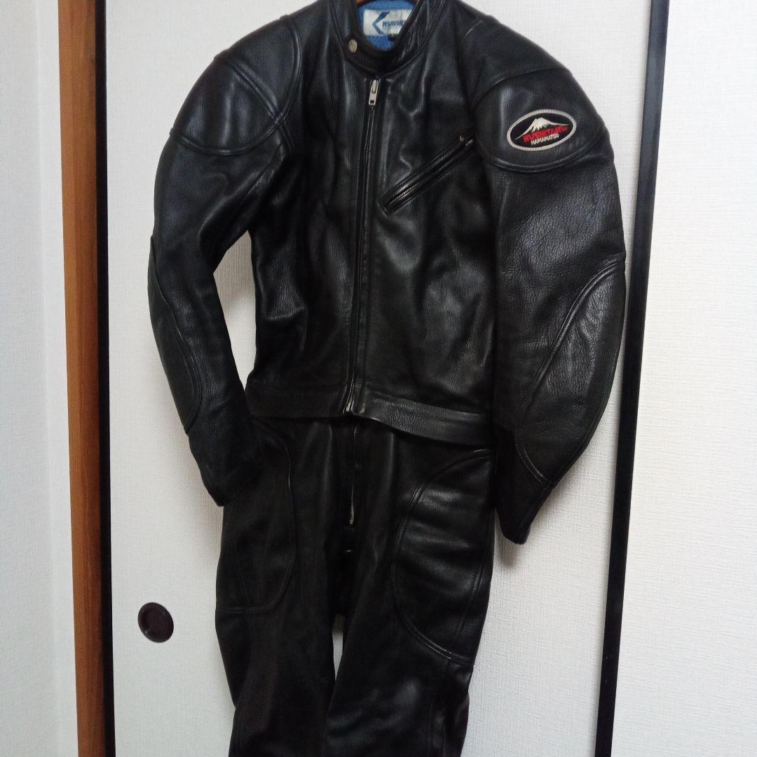 Kushitani クシタニセパレート革ツナギ 黒 L - メルカリ