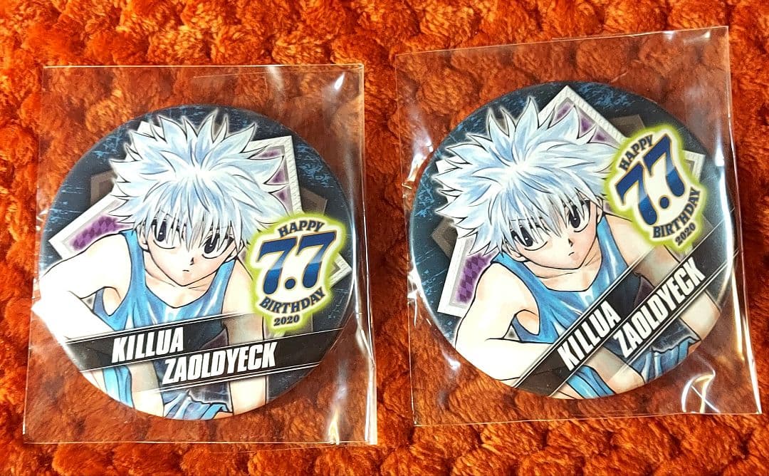キルア・ゾルディック 缶バッジ 4個セット ハンターハンター 冨樫義博 HUNTER×HUNTER 56mm缶バッジ キルア=ゾルディック in J-WORLD