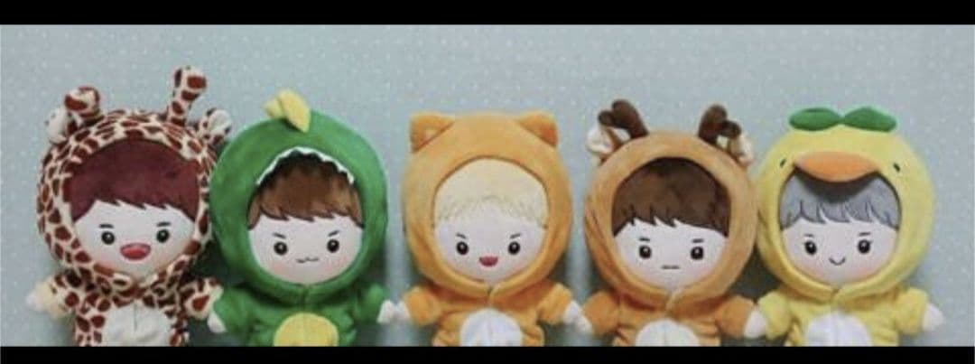 シャニモン 特典2種類フル 着替え＋スタイ/パンツ ぬいぐるみ SHINee シャニモン 特典2種類フル 着替え＋スタイ/パンツ ぬいぐるみ SHINee