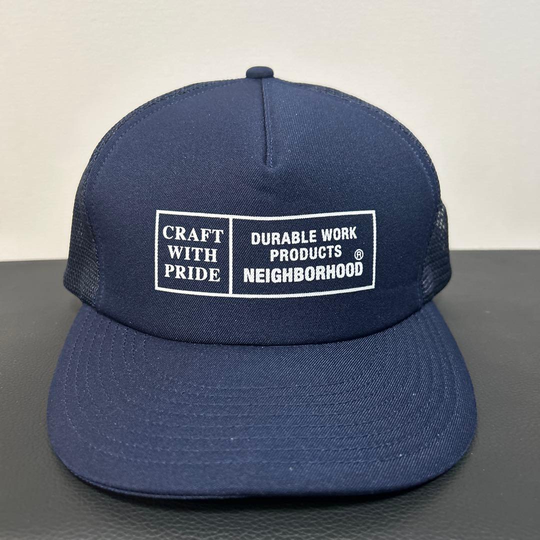 NEIGHBORHOOD メッシュキャップ ネイビー - メルカリ