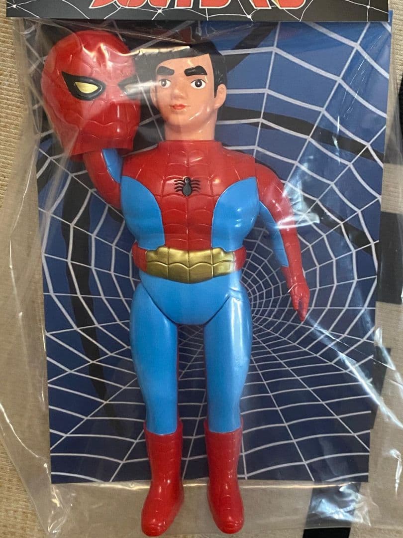 1978 スパイダーマン ソフビ　ポピー　SPIDERMAN 面取れ　25㎝ m68447573773_1.jpg?1764984774