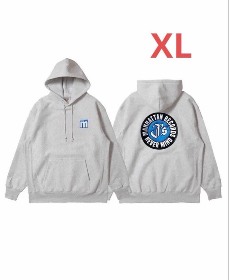 [J's] JSF x Manhattan Recordsフード付きパーカーXL J's】JSF x Manhattan Records フード付きパーカー