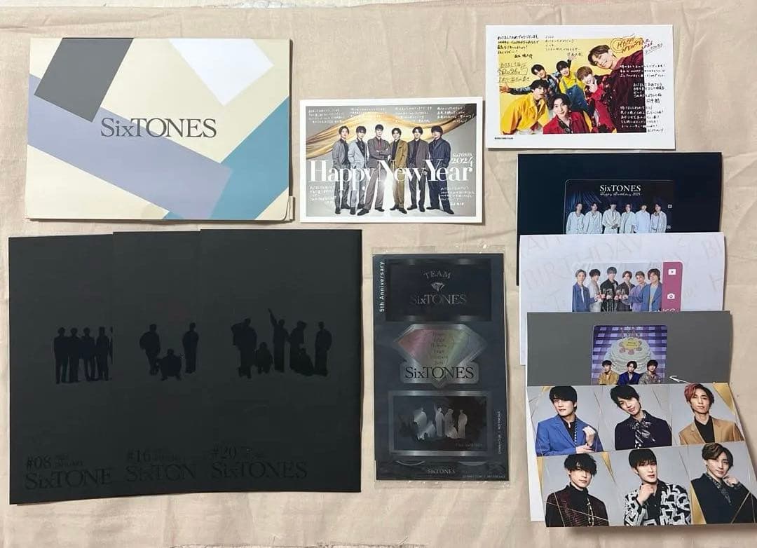 SixTONES 会報 5周年記念ちむすとステッカー まとめ売り - メルカリ