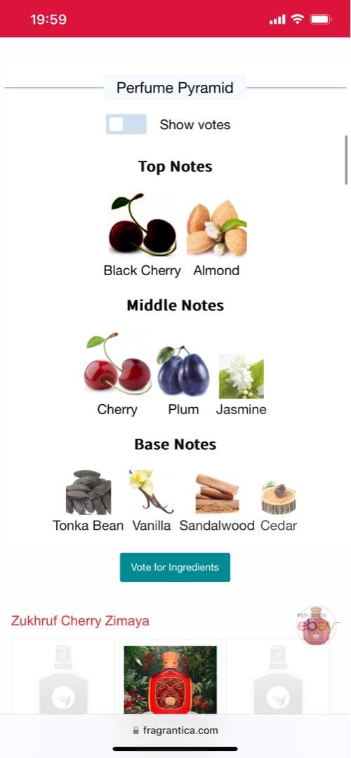 Zimaya Zukhruf Cherry かず様