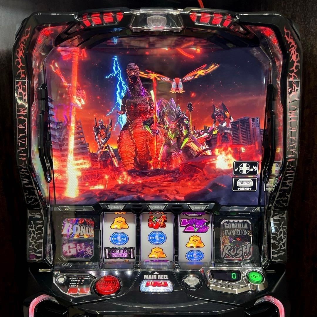 パチスロ実機 スマスロ「ゴジラ対エヴァンゲリオンG覚醒パネル