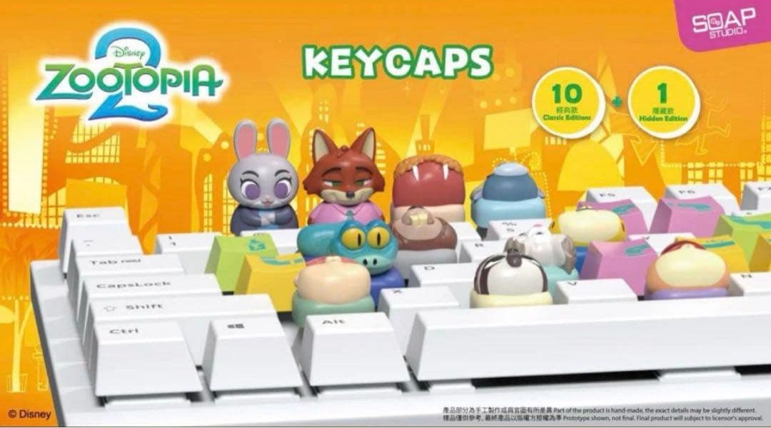 ディズニー ズートピア2 キーキャップ keycaps zootopia2 - メルカリ