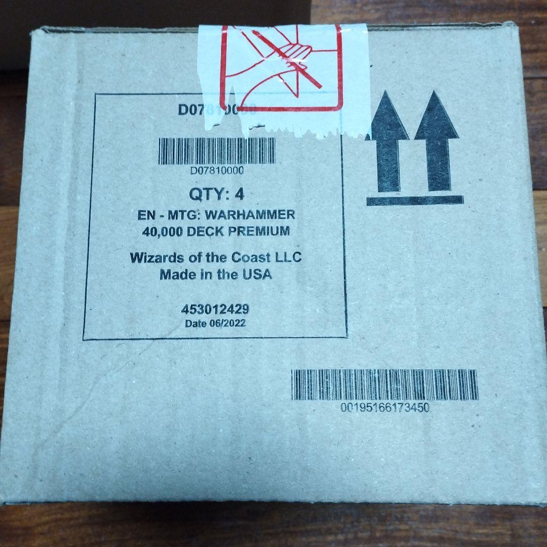 MTG 統率者デッキ ウォーハンマー コレクター版 英語版 4種セット