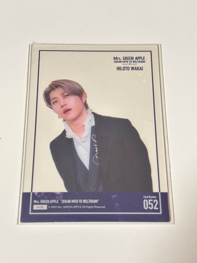 Mrs. GREEN APPLE 若井滉斗 フォトカード レア 052 - メルカリ