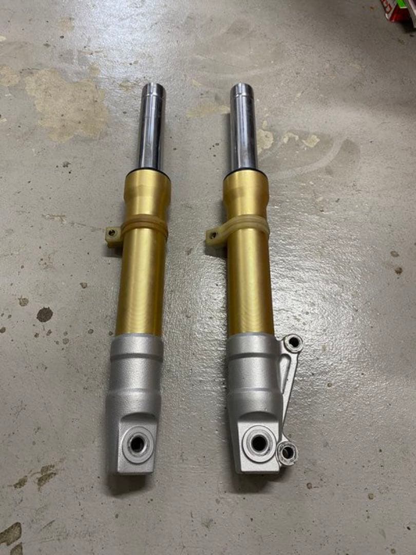 ライブDIO ZX フロントフォーク　金フォーク　AF35 ホンダ（HONDA） ライブディオZX AF35 ゴールドフロントフォーク HONDA