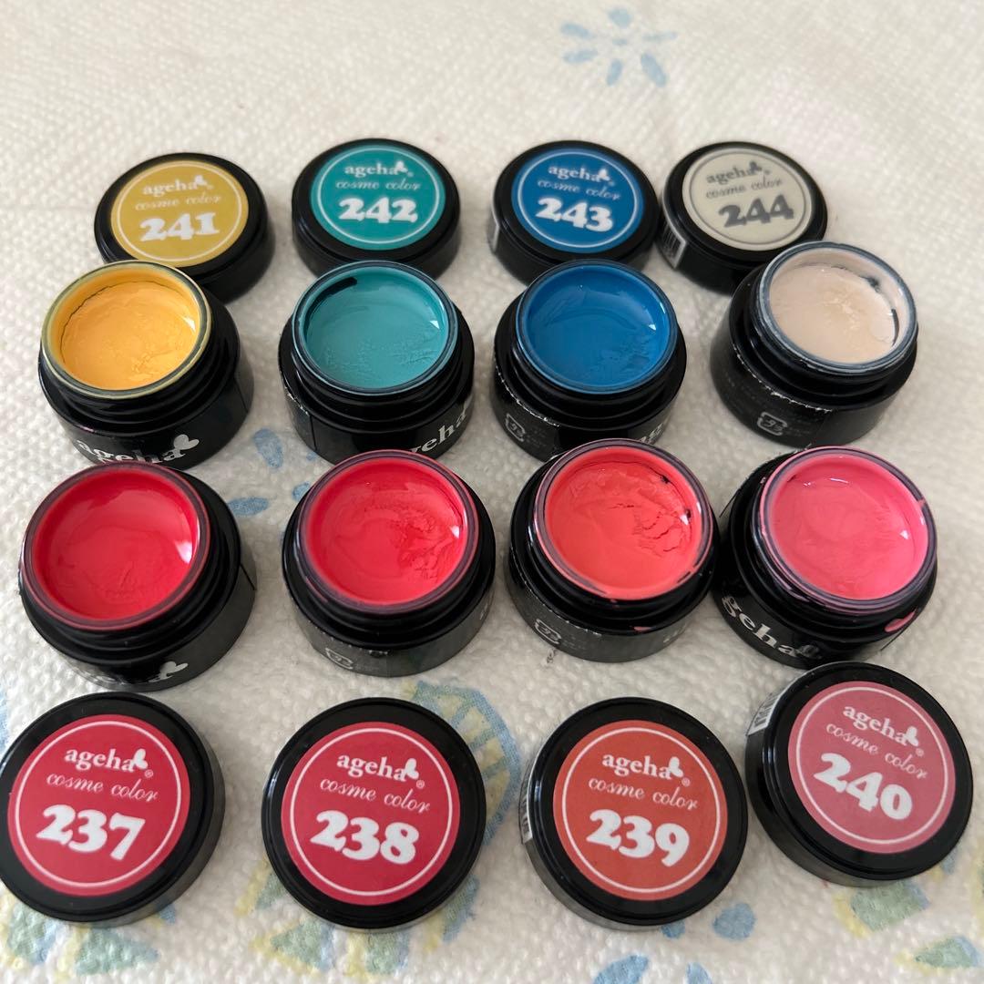 agehaジェル コスメカラー 15色セット - メルカリ