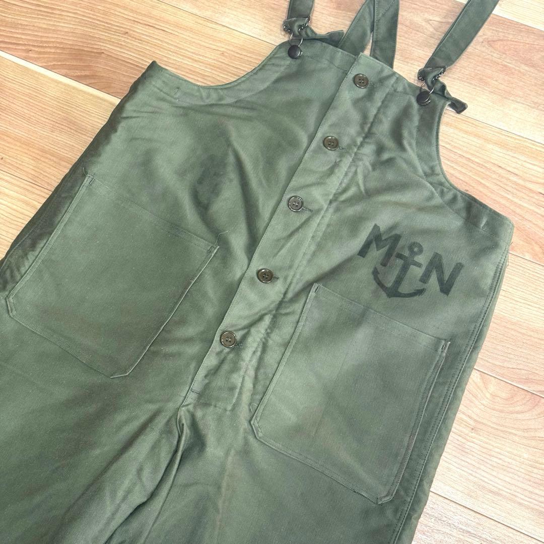 50's フランス軍 デッキパンツ デッドストック ステンシル - パンツ