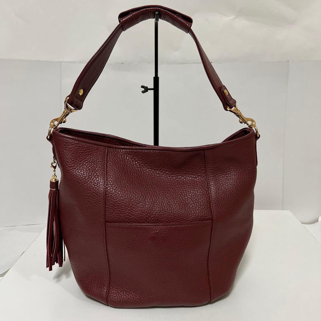 ATAO アタオ キャンディルーク ショルダーバッグ カシスレッド 中古