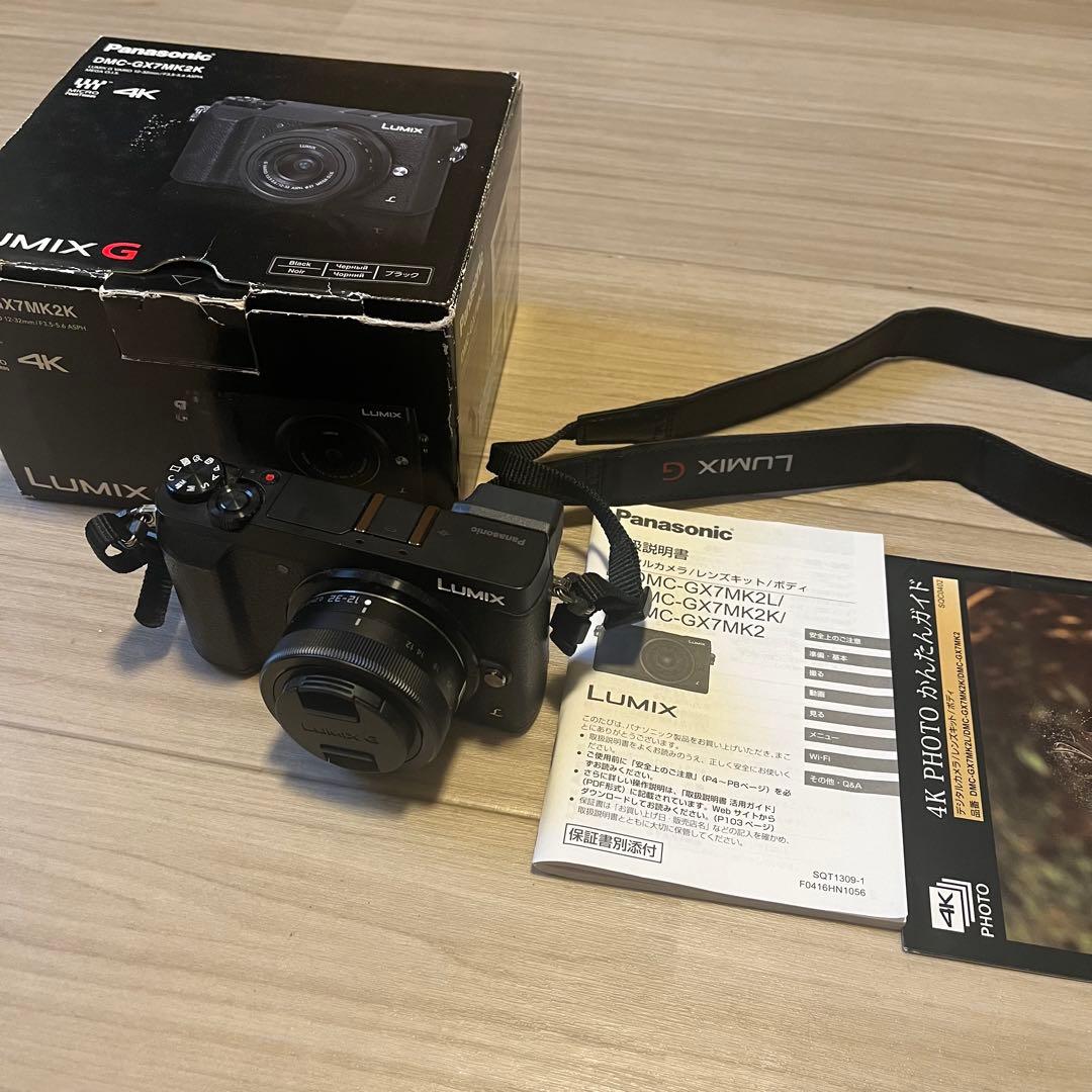 LUMIX DMC-GX7MK2K シャッター回数184回 - メルカリ
