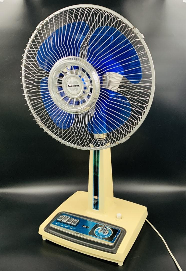 東芝 扇風機 H-30P17 昭和レトロ ブルー 青色【動作品 難あり】 - メルカリ