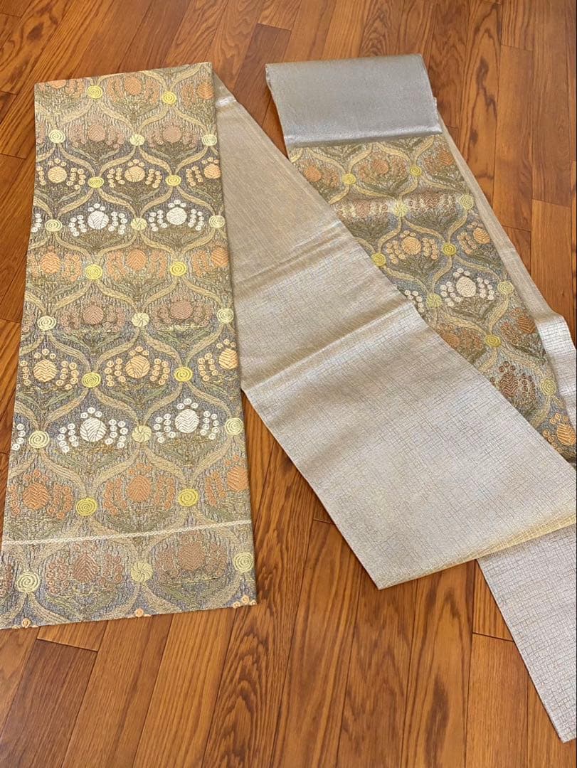 ぱぴよん様 未使用保管品 正絹 6通袋帯 さが美 - メルカリ