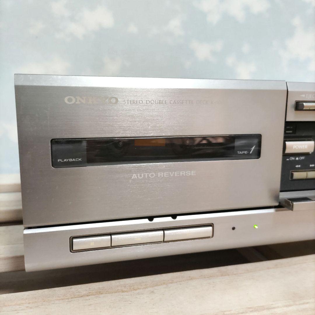 ONKYO / K-100 ダブルカセットデッキ オンキョー - メルカリ