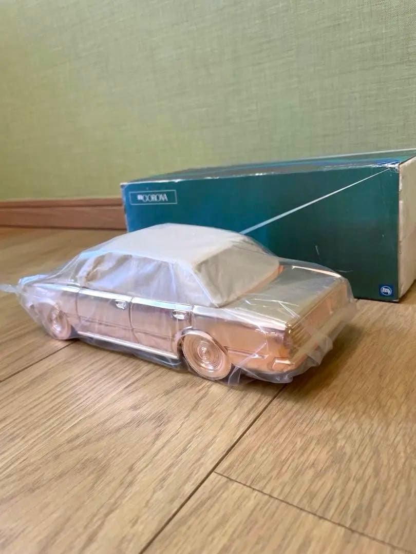 美品トヨタ コロナ メタル製 ゴールド シガレットケース ノベルティ