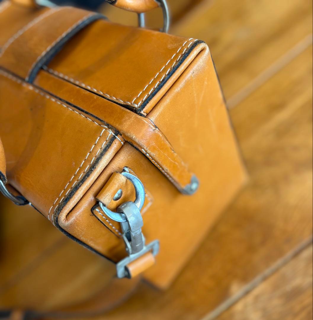 希少！CONTAX コンタックス ZEISS 西ドイツ 純正 本革カメラバッグ