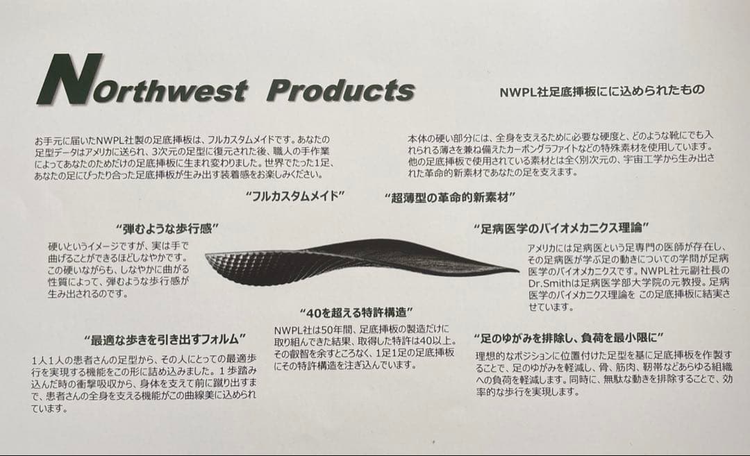NWPLインソール ノースウェスト スーパーグラス 足底挿板 - メルカリ